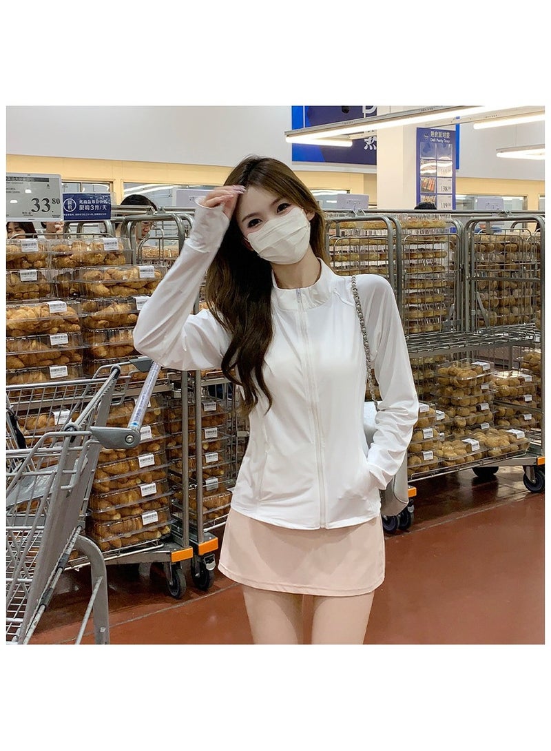 Fashionable And Minimalist Women's Sun Protection Clothing, UPF 50+ Long Sleeved Sun Protection Jacket  - Image 1