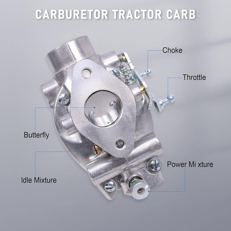 JDMSPEED Heavy Duty Marvel Schebler Carburetor Replacement for Ford Tractor 2N 8N 9N - Image 4