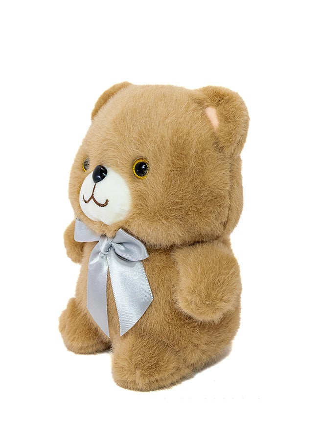 Toto Toys - Stuffed Teddy Bear Plush Toy Brown Color Size 20 cm - Image 1