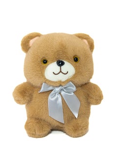 Toto Toys Stuffed Teddy Bear Plush Toy Brown Color Size 20 cm  - Image 1