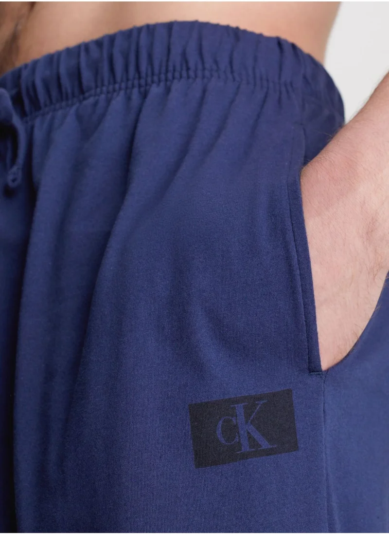 CALVIN KLEIN Logo Drawstring Sleep Shorts