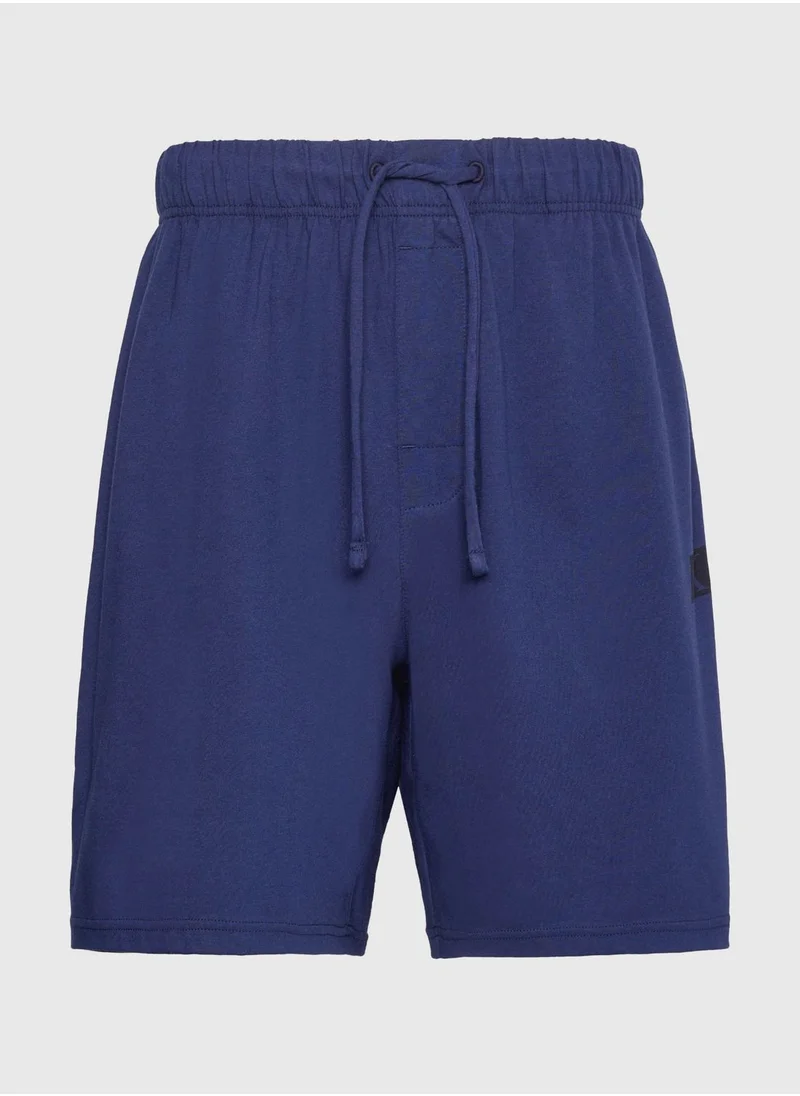 CALVIN KLEIN Logo Drawstring Sleep Shorts
