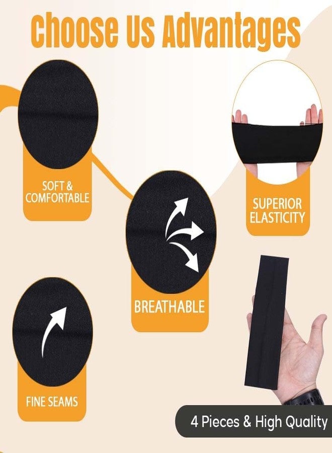 Fully Colourful Elastic Sports Headband for Men and Women (Multicolor, 15 Gram) -Set of 6 Pcs - Image 4