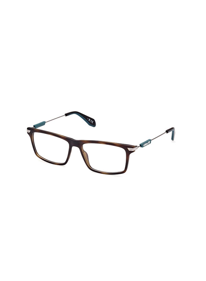 Adidas Men's Rectangular Eyeglass Frames Dark Havana ADIDAS OR503205254 54 mm - Image 1