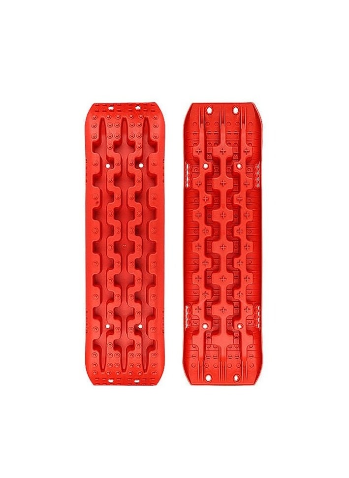 Soofam 2PCS Off-Road Recovery Boards, Off-Road Traction Boards, Recovery Tracks Mat, Tire Traction Pads Tire Ladder for 4WD Jeep Truck, Mud, Snow, Sand  - Image 1