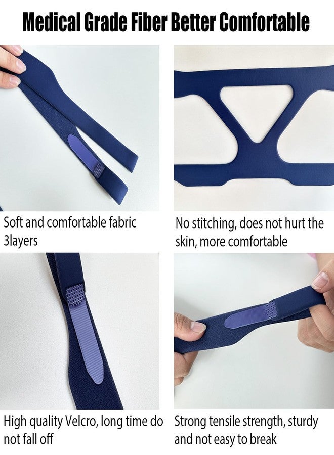 GJX 2 Packs Universal Headgear Closed Edges CPAP Mask Full Face Replace Part Universal Headgear Strap (Without Mask) - Image 3