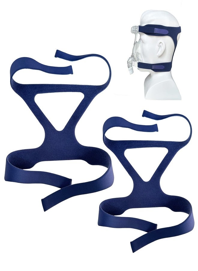 GJX 2 Packs Universal Headgear Closed Edges CPAP Mask Full Face Replace Part Universal Headgear Strap (Without Mask) - Image 1