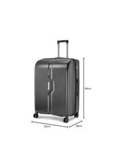 Carlton Oslo 4 Wheel Hardside Medium Trolley, 68 cm Height, Black  - Image 4