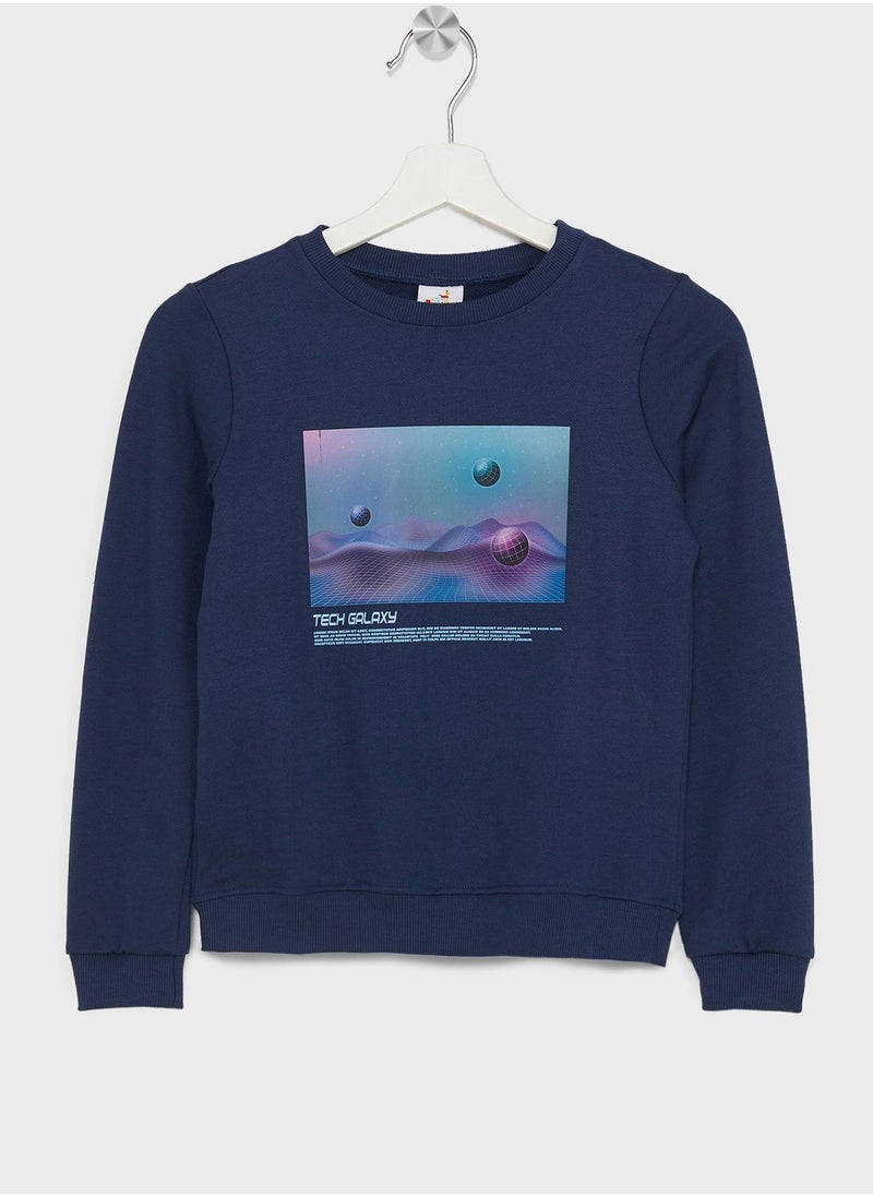 Pinata - Boys Graphic Printed Sweatshirt - Image 1