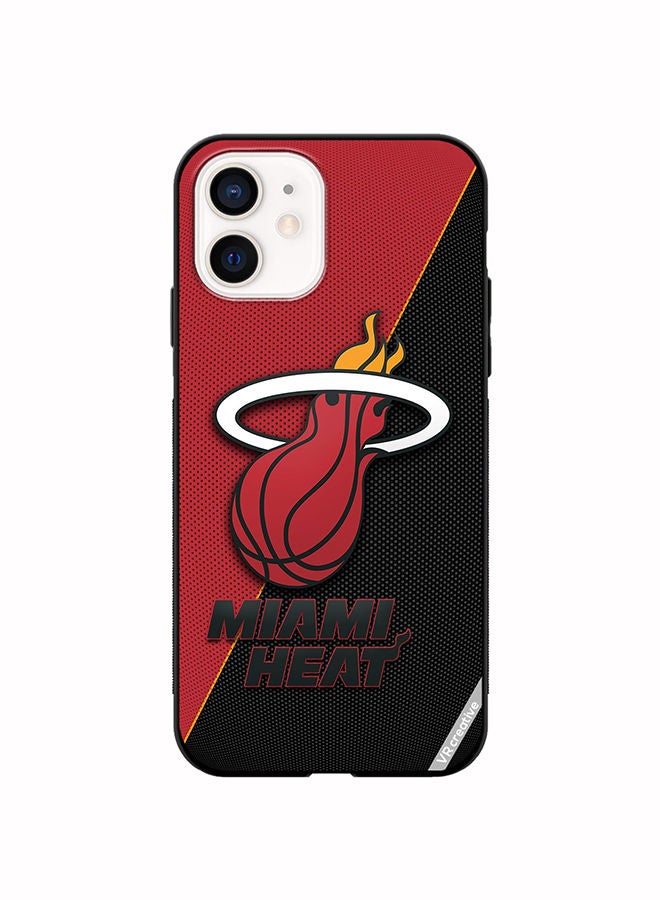 VR CREATIVE Protective Case Cover For Apple iPhone 12 mini Miami Heat Design Multicolour - Image 1