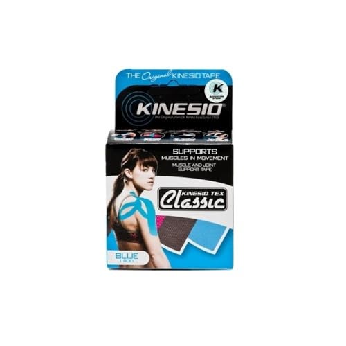 Kinesio Taping - Elastic Therapeutic Athletic Tape Tex Classic - Blue – 2 in. x 13 ft - Image 1