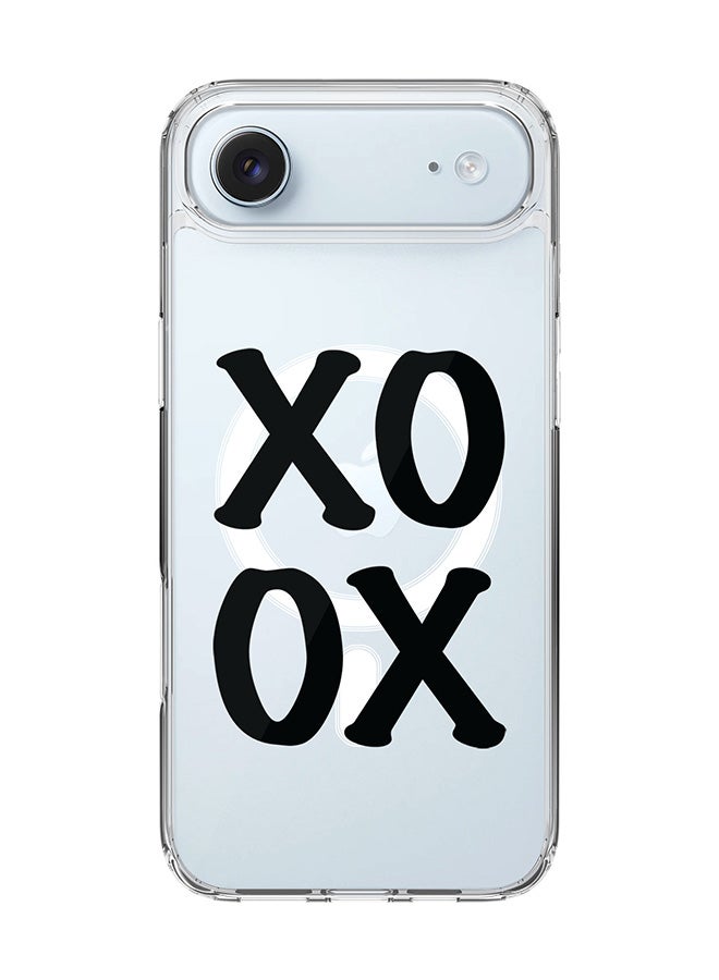 Stylizedd Classic Clear MagSafe Case for iPhone 17 Air , Hybrid Soft Case Flexible Edges Anti Drop TPU PC Gel Thin Transparent Cover [ Designed for iPhone 17 Air ] - XOXO