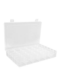 Y&D Plastic Organizer Box with 36 Compartments Dividers for Bead Organizer Pill Fishing Tackles Jewelry Craft Organizers and Storage Adjustable dividers  - Image 1