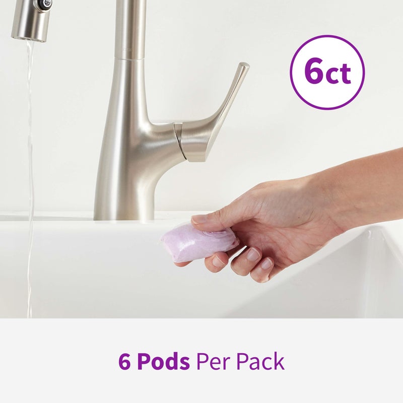 Rejuvenate Garbage Disposal and Drain Pipe Cleaner Powerful Foaming Action and Removes Garbage Disposal Smells 6 Unit Pack Lavender Scent - Image 3