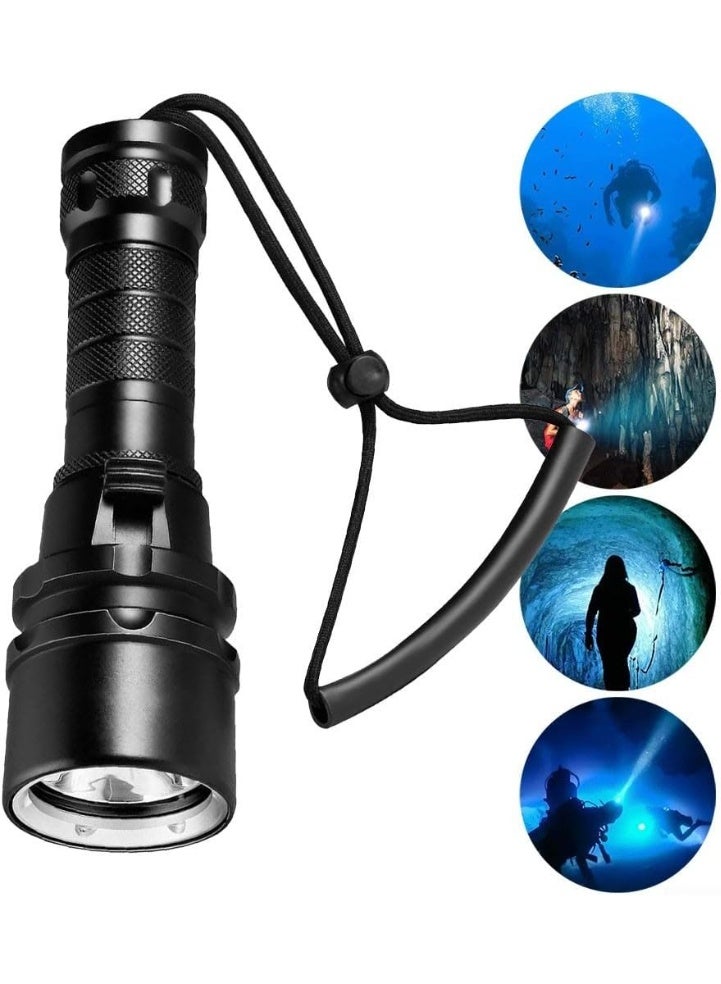 Arabest High Power Diving Flashlight IP68 Highest Rating Professional Diving Light Powered by Battery With Hand Rope - Image 4