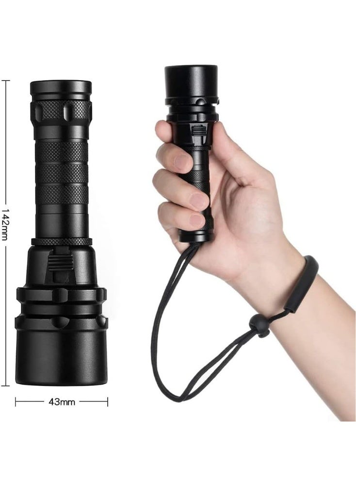 Arabest High Power Diving Flashlight IP68 Highest Rating Professional Diving Light Powered by Battery With Hand Rope - Image 2