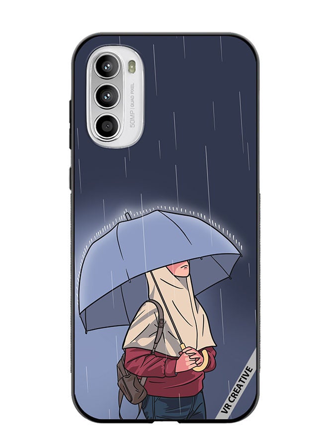 VR CREATIVE Protective Case Cover For Motorola Moto G82 Rainy Days Design Multicolour - Image 1
