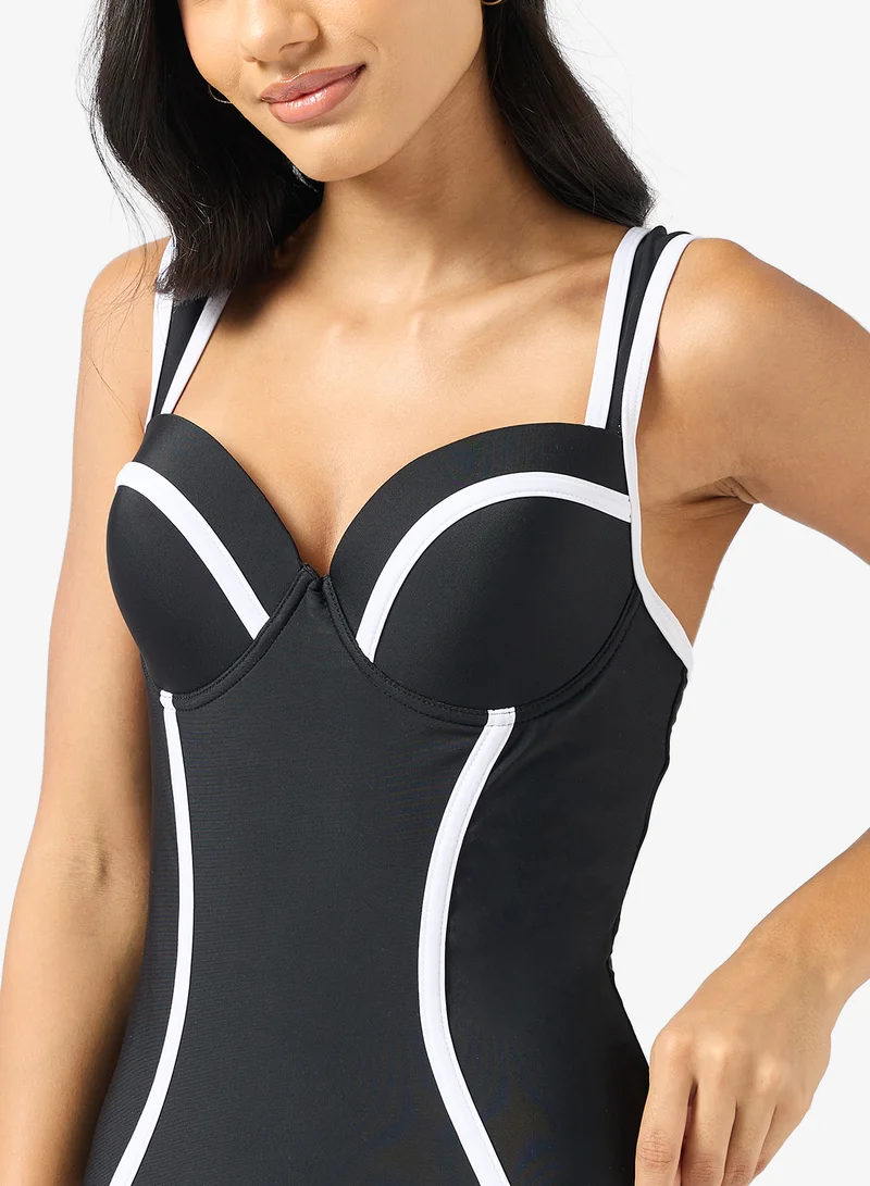 ELLA Swimsuit With Contrast Trim
