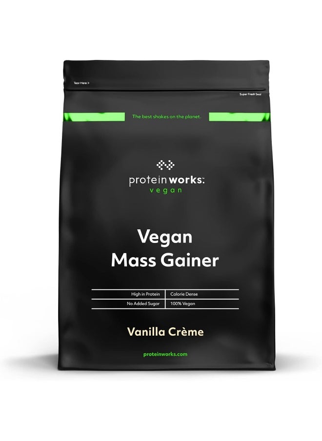 Vegan Mass Gainer 100% Plant Based High Calorie Protein Powder Blend 16 Shakes Vanilla Creme 2Kg - pzsku/ZC12AC665D9D972452A62Z/45/_/1727248534/70f1fae2-083c-47fa-bae8-ab9601794b0a