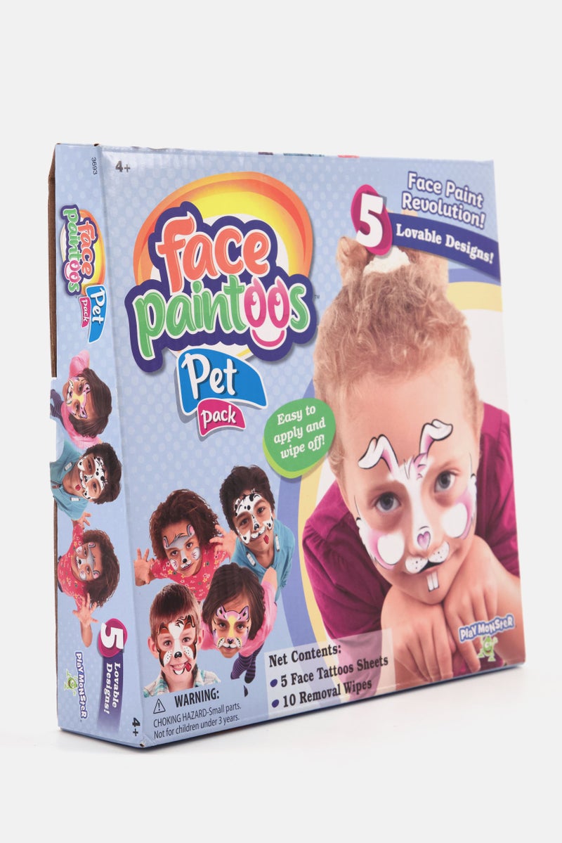 PlayMonster 5 Face Paintoos Pet Pack, Blue Combo - Image 3