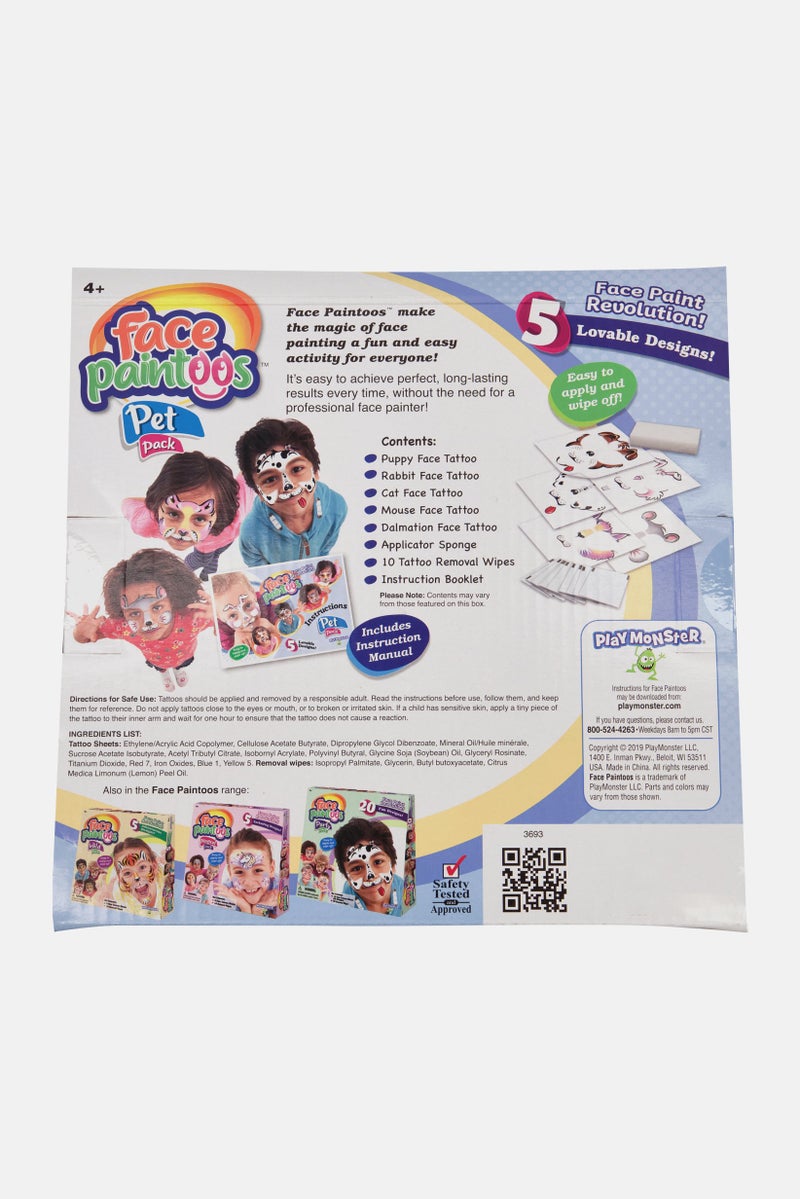 PlayMonster 5 Face Paintoos Pet Pack, Blue Combo - Image 2