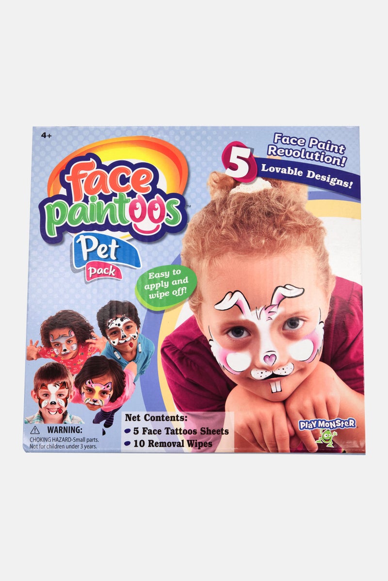 PlayMonster 5 Face Paintoos Pet Pack, Blue Combo - Image 1