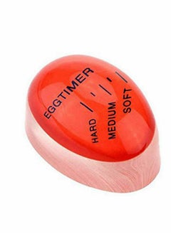Eggs Timer Egg Boil Cooked Egg Timer, Most Innovative Color Changing Timer, Soft Boiled Eggs are Exactly as You Like Them, Kitchen Eco-Friendly Resin Eggs Timer Red
