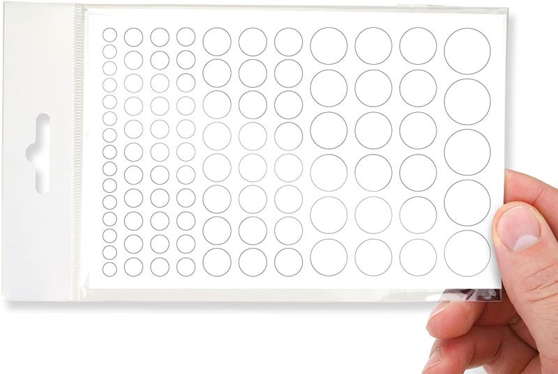 BLOCKED Stackable Webcam/Camera Vinyl Covers | 95 Low-Tack Restickable Webcam Sticker | Multiple Sizes | White 95-Pack (Ultra Glossy) - Image 1