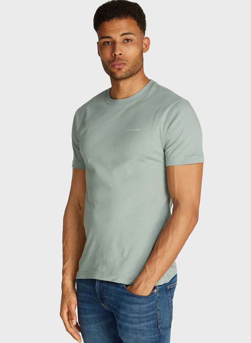 CALVIN KLEIN Logo Crew Neck T-Shirt