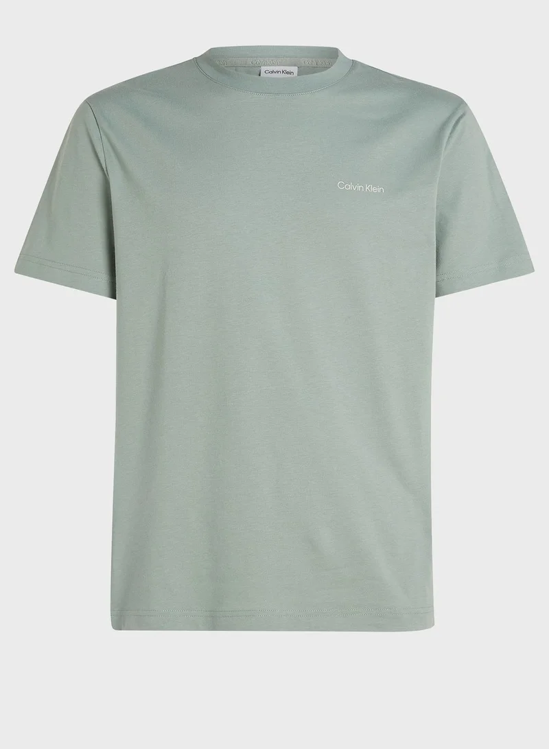 CALVIN KLEIN Logo Crew Neck T-Shirt