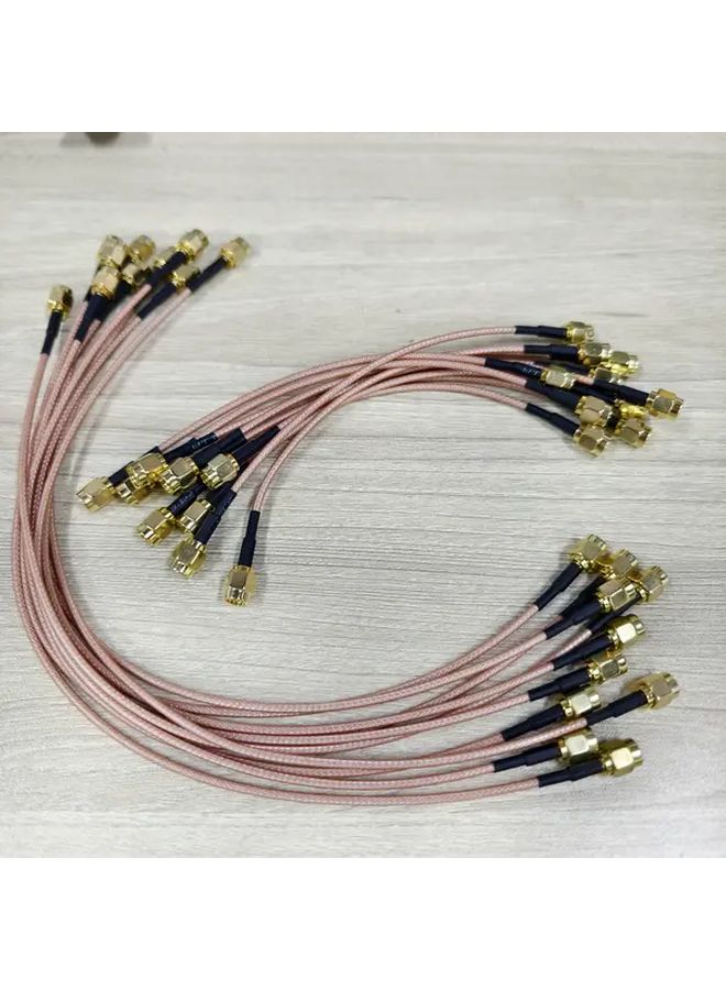 كابل RG316 SMA ذكر إلى ذكر محوري عالي التردد طوله 15 سم (5.9 بوصة) مصنوع من سبكة النحاس عالية الجودة - Image 5