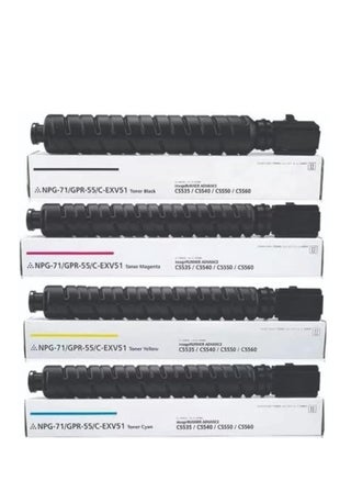Compatible Toners for GPR55 C-EXV-51 for Use with  IMAGERUNNER ADVANCE C5535 5535I C5540I C5550I C5560I Printer,4-Pack - pzsku/ZC12B3345C91C08ABA9FFZ/45/_/1720344782/84b2da5c-bb09-4785-a5db-898793074c2e