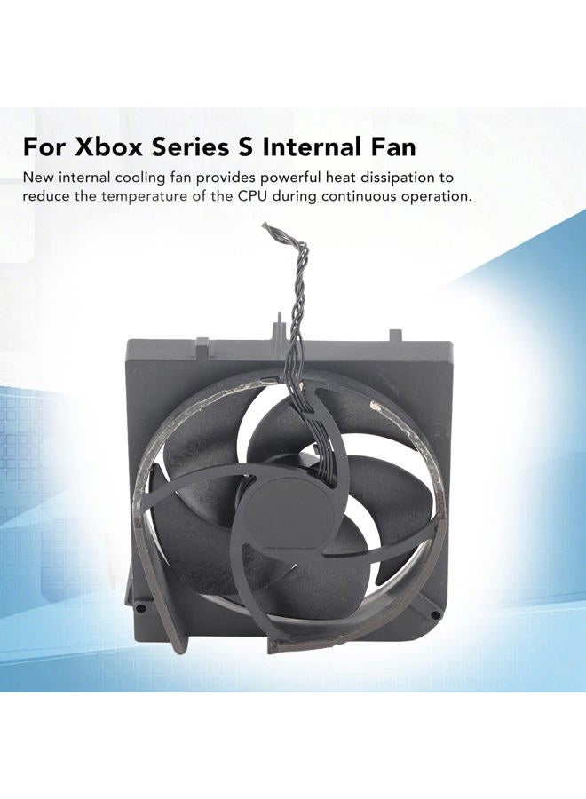 ciciglow Game Console Internal Cooling Fan for Xbox Series S High Performance Replacement 4 Pin Power Connection Fan Accessory - Image 2