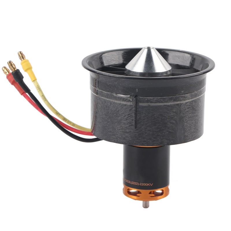 RC Motor 64mm 2200KV 12-Blades - Rust & Corrosion Resistant RC Airplane Motor for RC Aircraft Hobbyists - Image 4