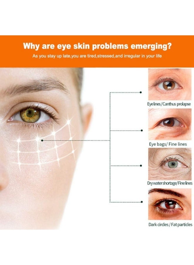 Disaar Vitamin C Eye Whitening Cream 25ml – Brightens Dark Circles, Reduces Puffiness, Fights Fine Lines & Wrinkles, Deep Hydration & Nourishment, Firms & Improves Skin Elasticity Around the Eyes, Suitable for All Skin Types - Image 3