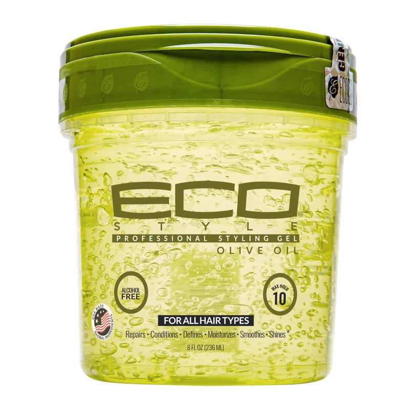 Eco Style Olive Oil Professional Styling Hair Gel, 16 oz (Pack of 3) - Image 2