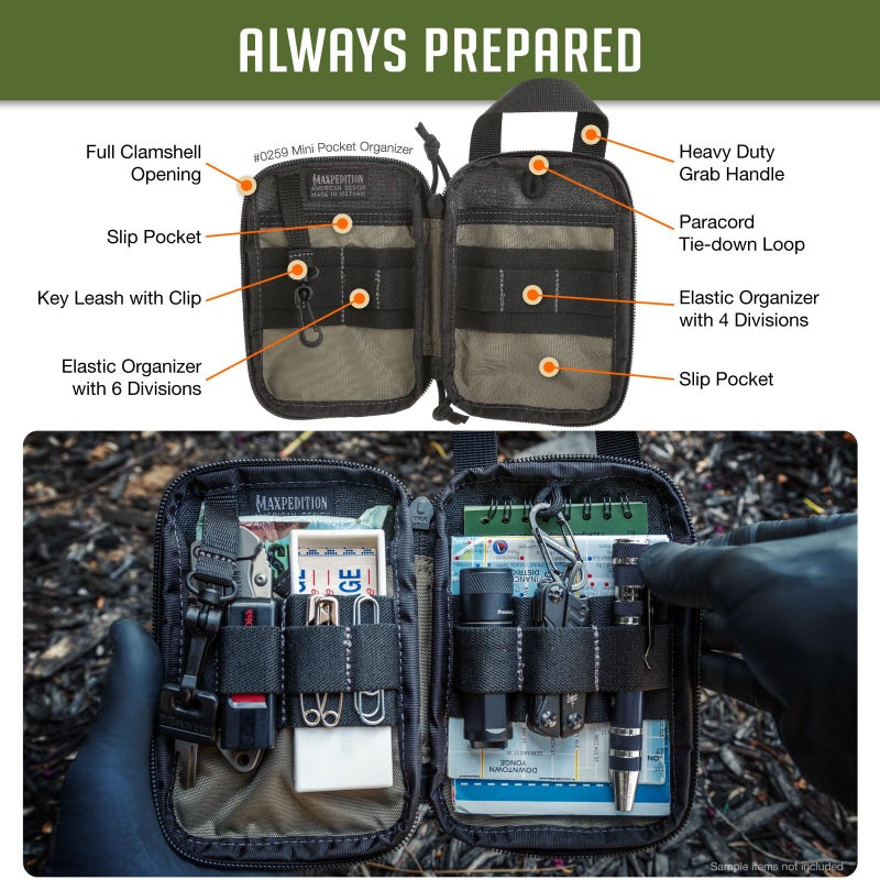 Maxpedition Mini Pocket Organizer (Black) - Image 4