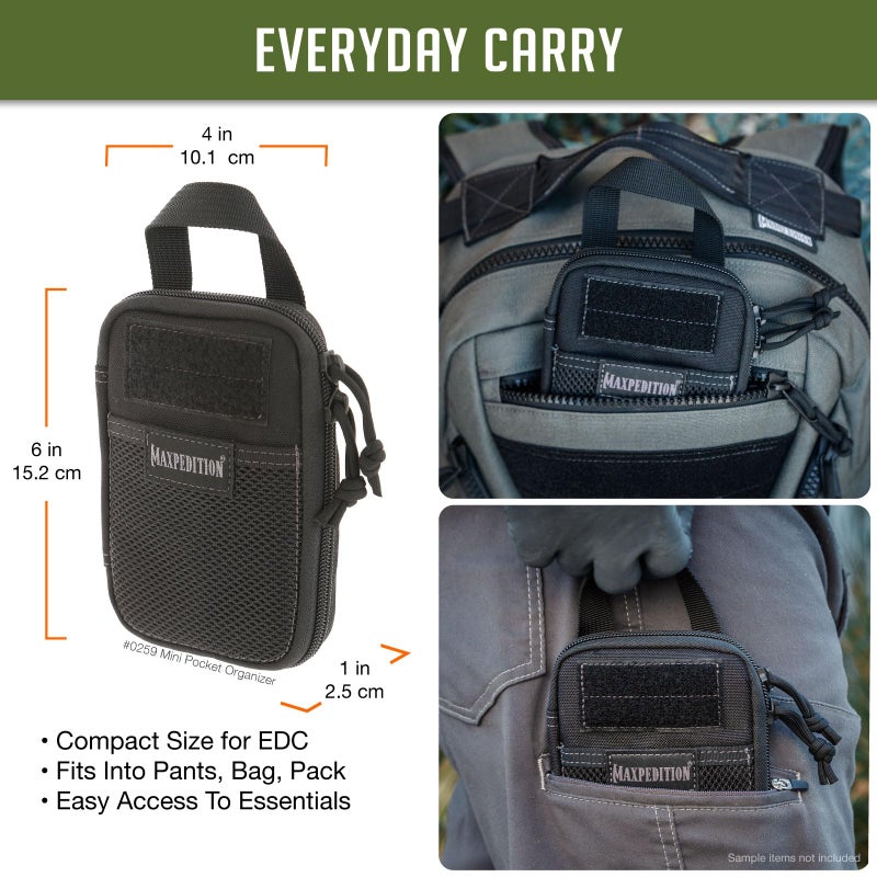 Maxpedition Mini Pocket Organizer (Black) - Image 2