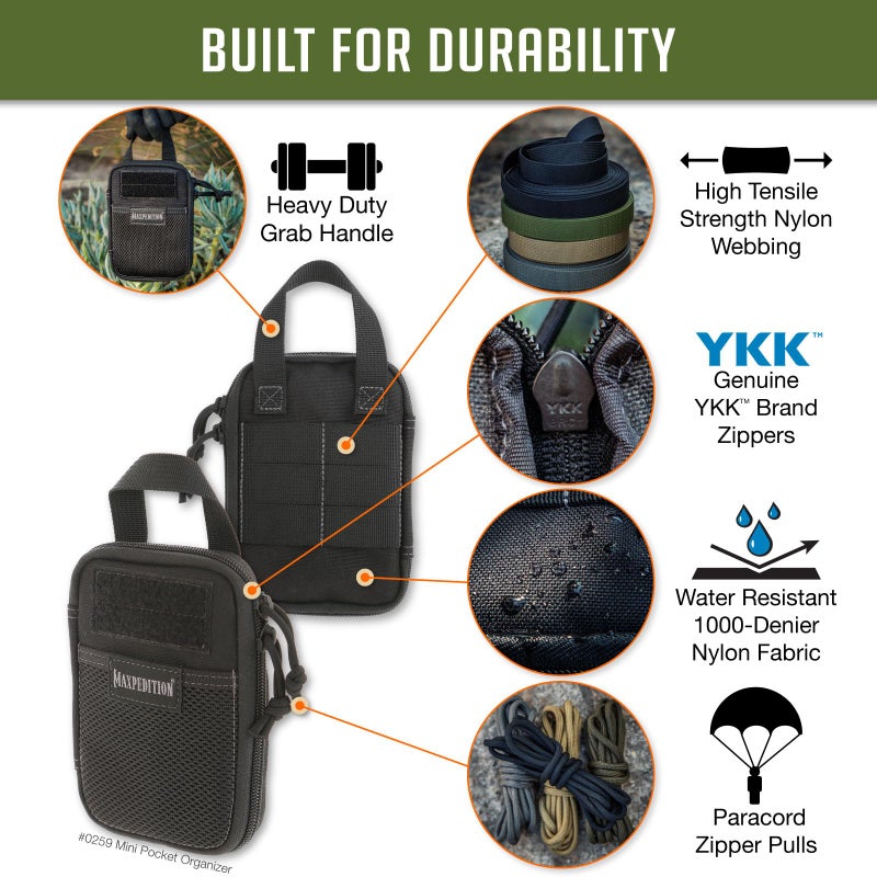 Maxpedition Mini Pocket Organizer (Black) - Image 3