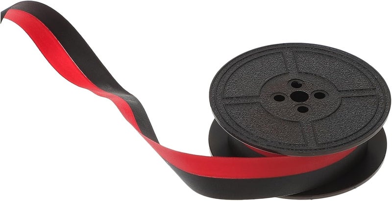 NUOBESTY Typewriter Ribbon Black and Red Spool Ink for Typewriter Compatible Material Strong Ink Absorption Writing - Image 1