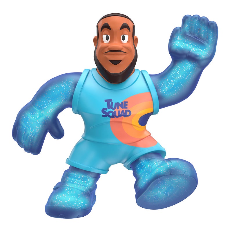 Space Jam ألعاب ميوس أبطال جوت زو - مساحة جام: إرث جديد - شخصية عمل قابلة للتمدد بطول 5 بوصات مملوءة بالهلام - ليبرون جيمس (قوة إضافية) - Image 1