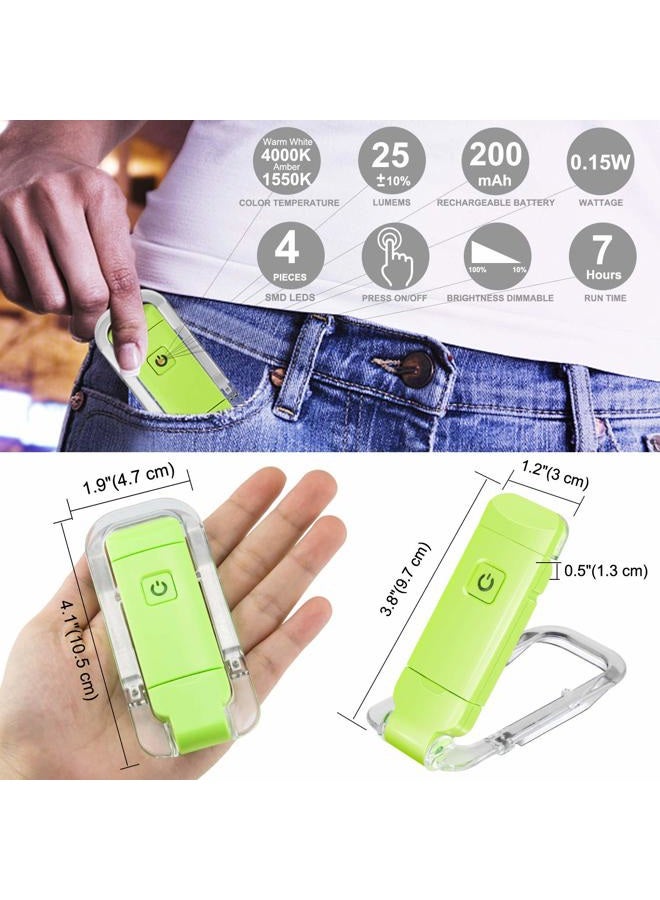 LUXSWAY USB Rechargeable Book Reading Light for Kids,Cute Book Lights in Bed,Warm White,Brightness Adjustable for Eye-Protection, Wireless Clip On Bookmark Lights,Portable Book Light for Bookworms - Image 5