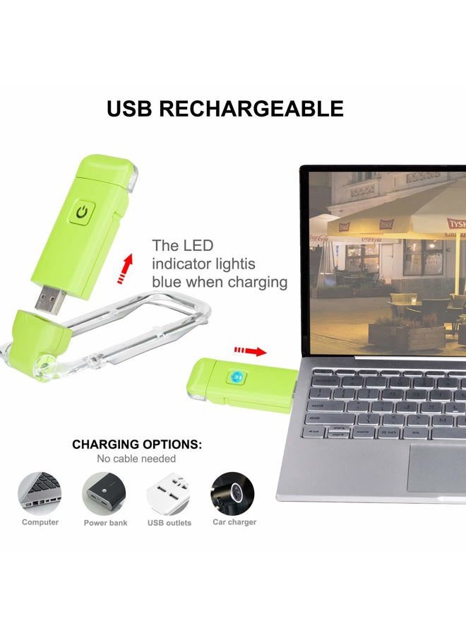 LUXSWAY USB Rechargeable Book Reading Light for Kids,Cute Book Lights in Bed,Warm White,Brightness Adjustable for Eye-Protection, Wireless Clip On Bookmark Lights,Portable Book Light for Bookworms - Image 2