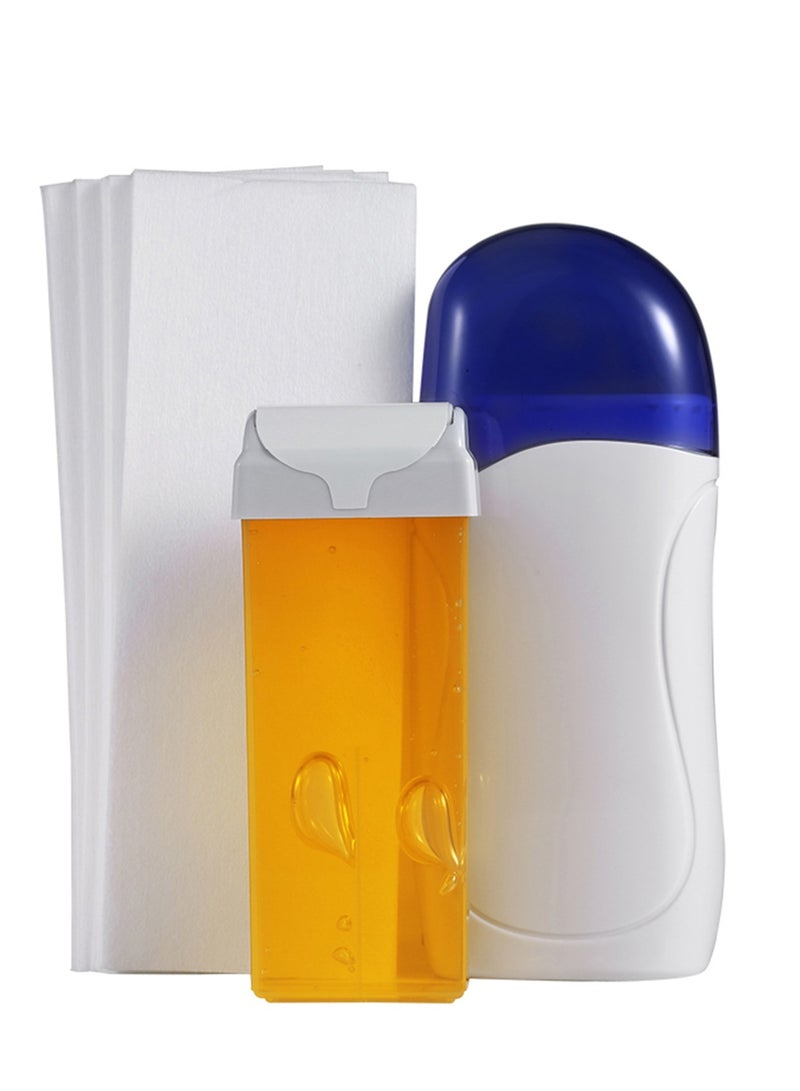 DubaiGallery 3-Piece Waxing Kit Set Yellow/Blue/White - Image 1