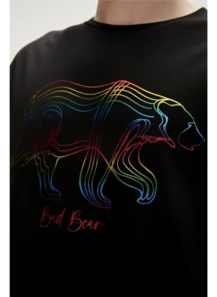 Bad Bear Walking Bad T-Shirt Oversize Black 23.0 07.016 Xxl - Black