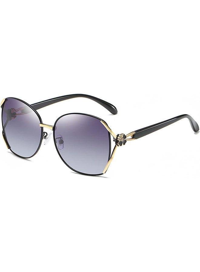 NALANDA Polarized Sunglasses With UV400 HD Lens Metal PC Frame for Women's Glasses For Outdoor Travel Driving Daily Use Etc,Vintage Retro Stylish Design,100% UV Blocking - Image 1