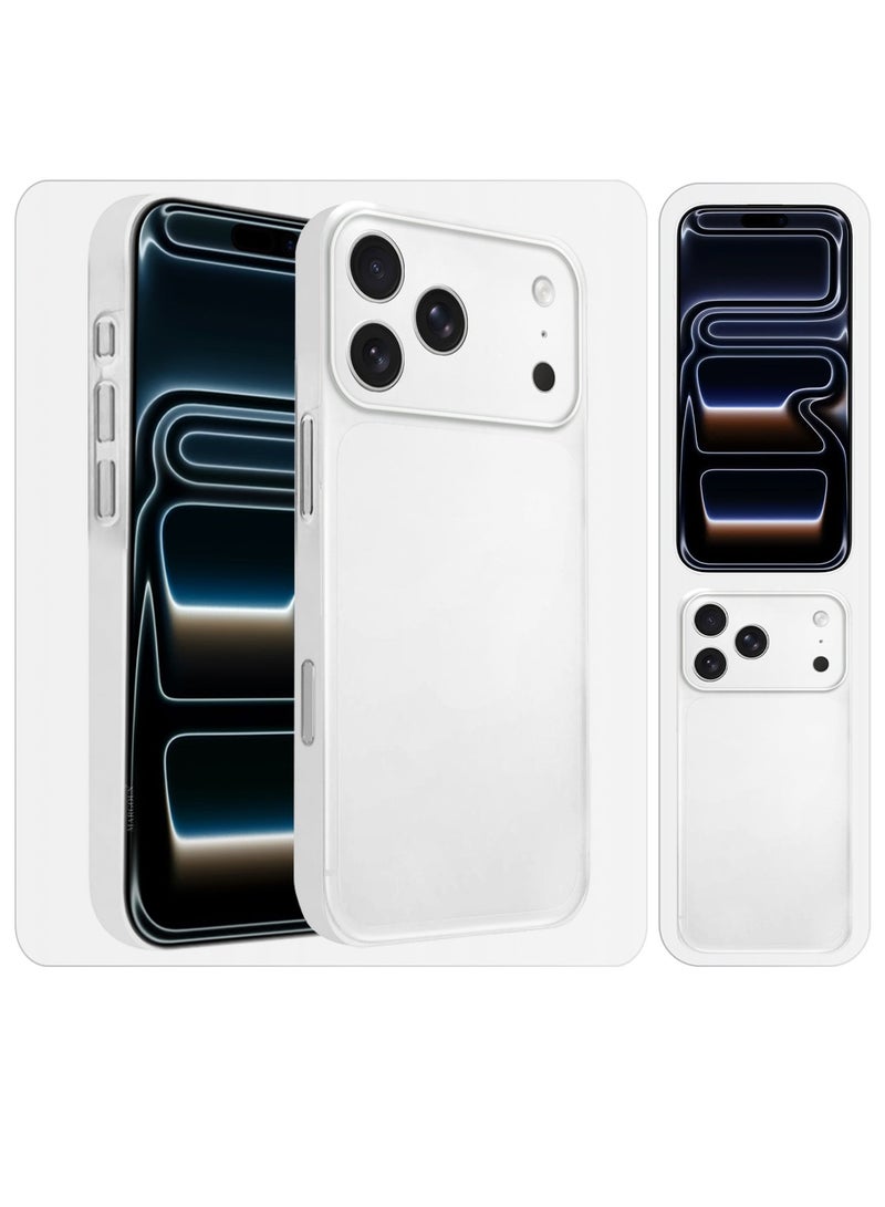 Ultra Thin Case for iPhone 17 Pro Max - 0.3mm Matte Case Cover Air Skin Series Feather-Light Frosted Protective Back Cover - Frosted Clear - Image 2