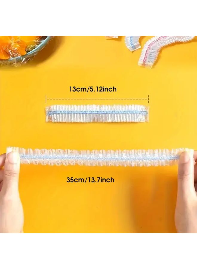 Reusable Stretch Food Bowl And Plate Covers 100pcs Microwave Dishwasher Safe - Image 4