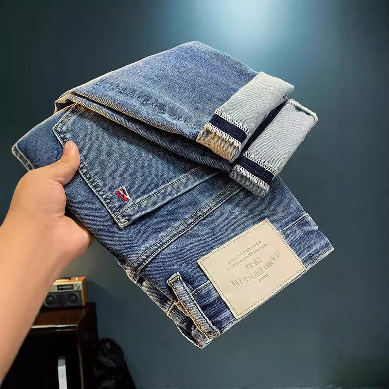 Unisex Classic Denim Jeans Loose Fit Daily Outdoor Wear - Image 5