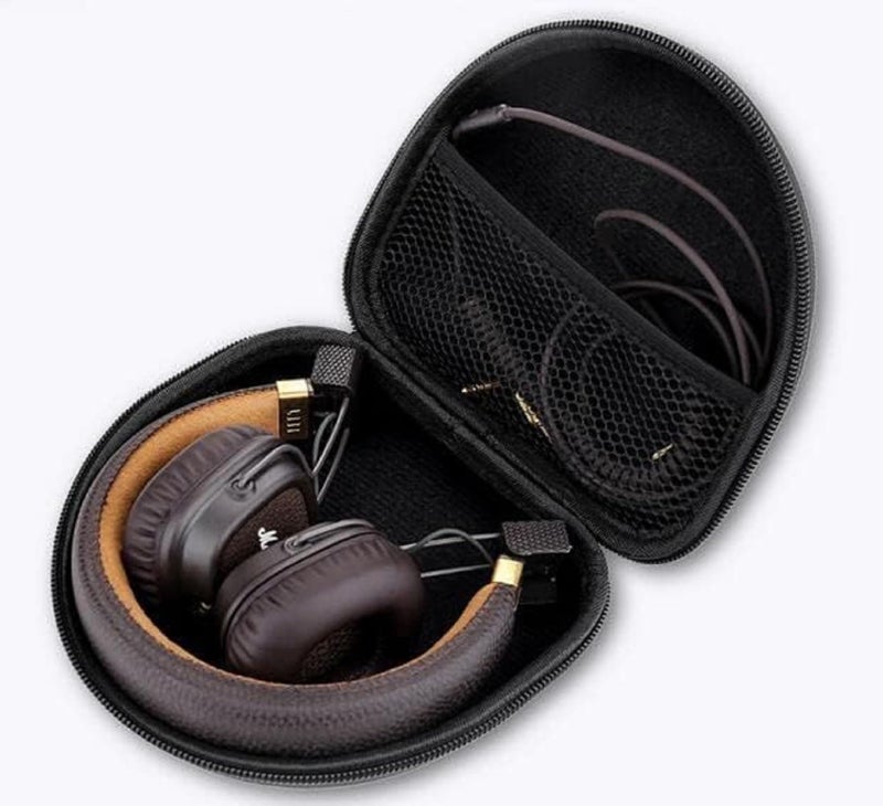 VERTUS® Travel Carrying Headphones Case Cover for Marshall Major IV/Major III/Major II Wireless Bluetooth On Ear Headphone (Hard|EVA|Black) - Image 1